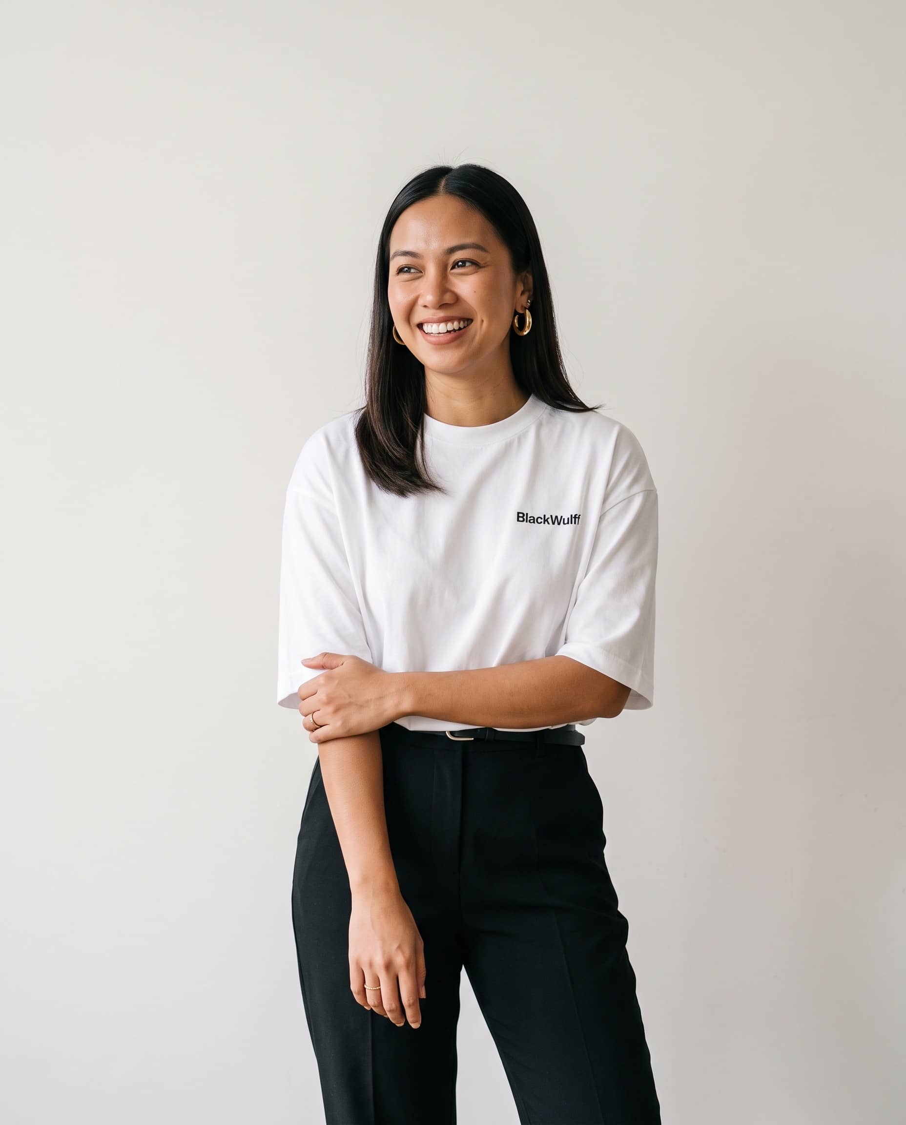 Paralegal expert standing, smiling